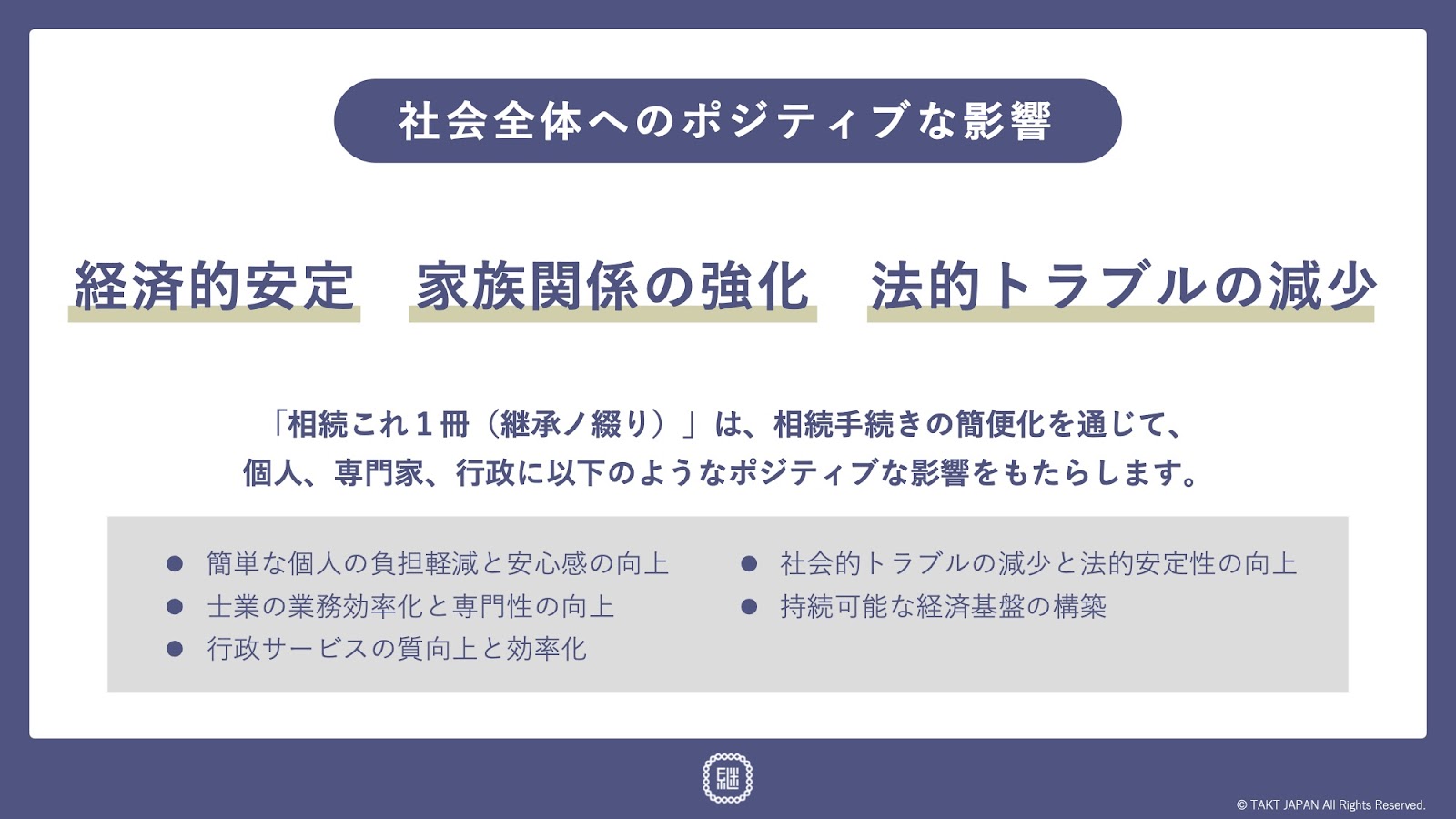 相続これ１冊の社会への貢献活動について