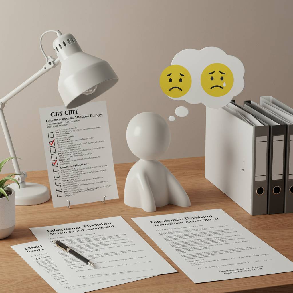 認知行動療法で克服！遺産分割協議書作成時の不安解消メソッド　相続これ１冊より